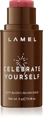 Румяна-стик LAMEL Celebrate Yourself кремовые, с эффектом естественного румянца, 5 г