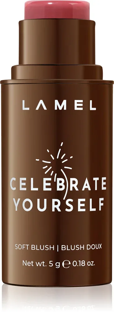 Румяна-стик LAMEL Celebrate Yourself кремовые, с эффектом естественного румянца, 5 г