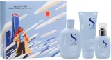 Alfaparf Milano Semi di Lino Density Holiday Kit - Подарочный набор для тонких и нежных волос, 3 шт — фото 1
