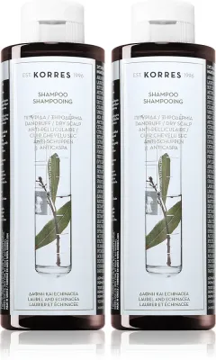 Korres Laurel & Echinacea - Шампунь против перхоти удобная упаковка, 2 мл