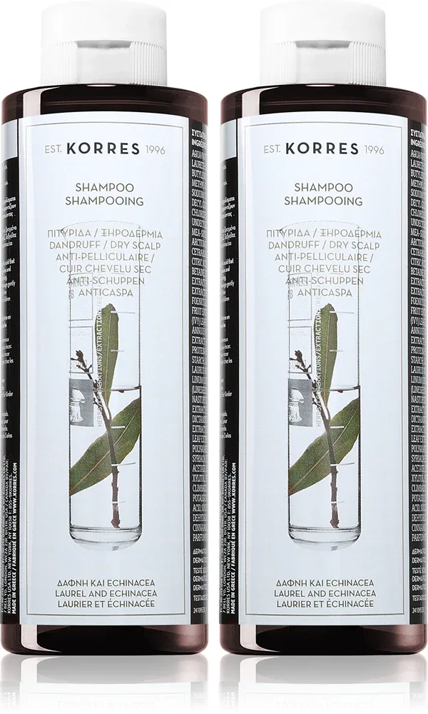 Korres Laurel & Echinacea - Шампунь против перхоти удобная упаковка, 2 мл