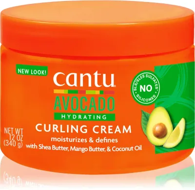 CANTU Avocado Curling Cream - Крем для волос для кудрявых волос, 340 г