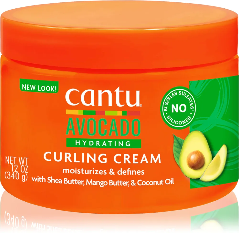 CANTU Avocado Curling Cream - Крем для волос для кудрявых волос, 340 г
