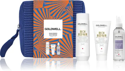 Goldwell Dualsenses Rich Repair - В контексте шампуня для волос: набор для путешествий питание и увлажнение, 3 шт