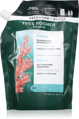 Yves Rocher Pureté - шампунь для очищения и детоксикации, 600 мл