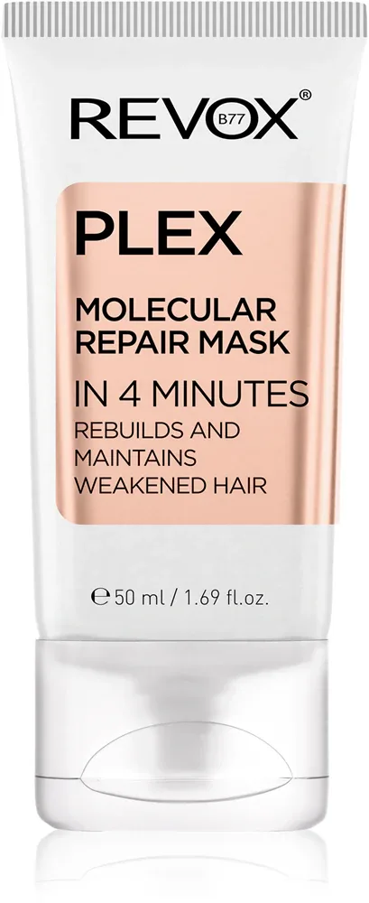 Revox B77 PLEX Molecular Repair Mask - Восстанавливающая маска без смывания для волос, 50 мл