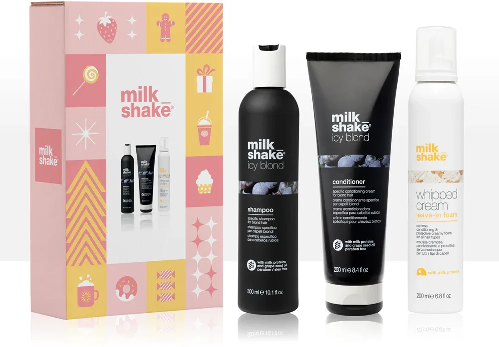 milk_shake® Icy Blond - Праздничный подарочный набор для светлых волос с балаяжем, 1 шт