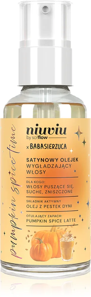 so!flow Pumpkin Time Hair Smoothing Oil - Восстанавливающее масло для волос, 50 мл