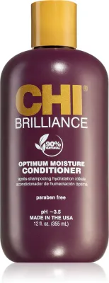 CHI Brilliance Optimum Moisture Conditioner - увлажняющий кондиционер для сухих и поврежденных волос, 355 мл