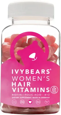 Ivy Bears Women's Hair Vitamins - Мишки-желе для здоровых и красивых волос, 60 шт
