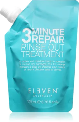 Eleven Australia 3 Minute Repair Rinse Out Treatment - Восстанавливающий бальзам для волос сменный блок, 200 мл