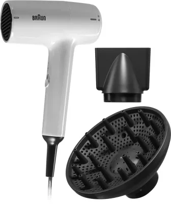 Фен для волос Braun Hair Care HD155 с диффузором и концентратором, 1 шт