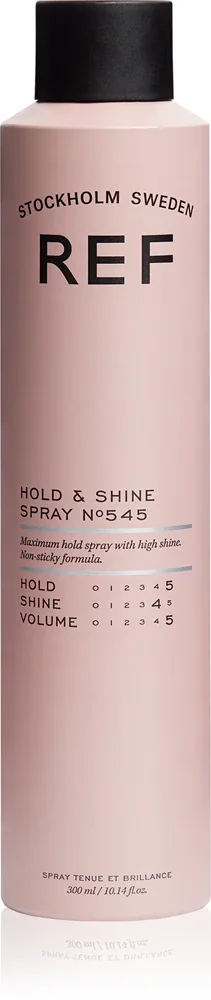 Лак для волос REF Hold Shine Spray N 545 суперсильной фиксации, 300 мл