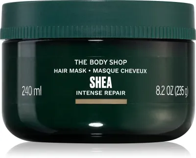The Body Shop Shea Hair Mask - Маска для волос, восстанавливающая и укрепляющая для очень сухих волос, 240 мл