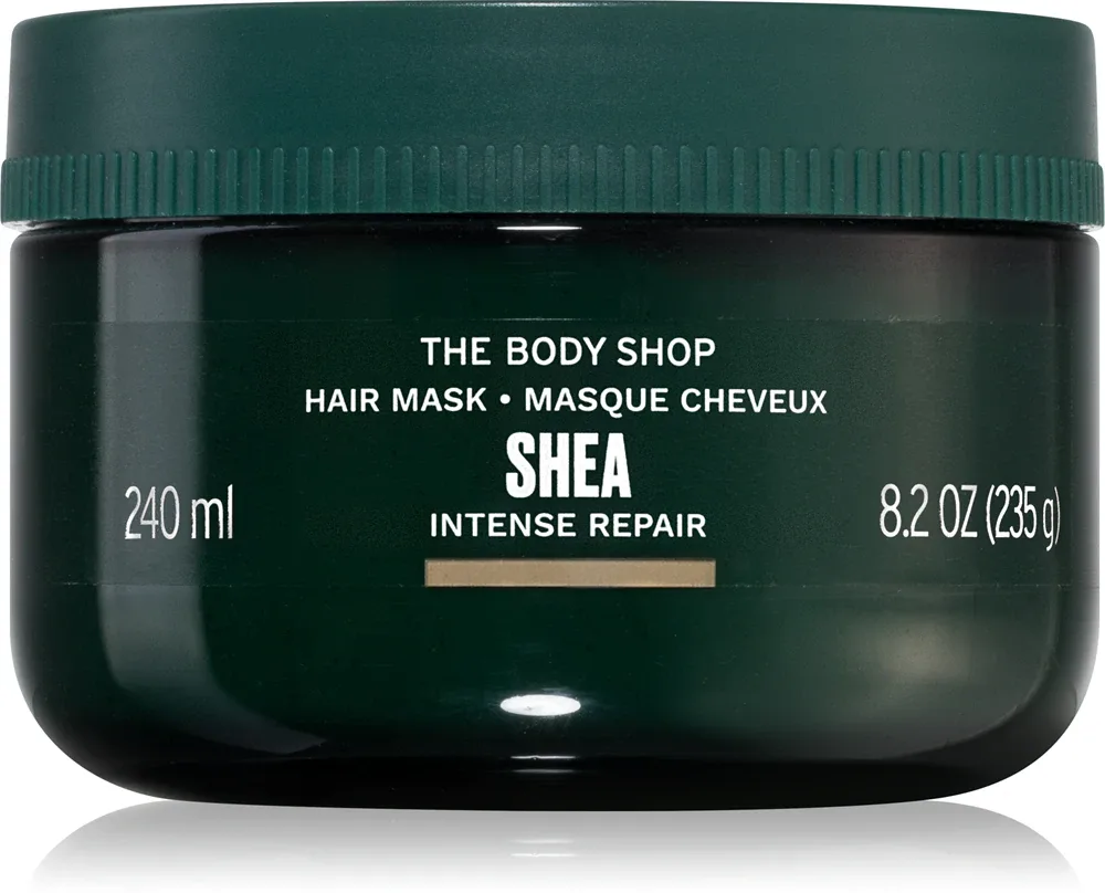 The Body Shop Shea Hair Mask - Маска для волос, восстанавливающая и укрепляющая для очень сухих волос, 240 мл
