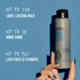 KMS Hair Stay Dry Oil Hairspray - Сухой масляный спрей с легкой фиксацией — фото 4