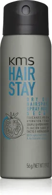 KMS Hair Stay Dry Oil Hairspray - Сухой масляный спрей с легкой фиксацией, 75 мл