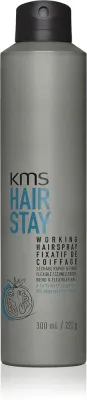 KMS Hair Stay Working Hairspray - Лак для волос для поврежденных частым сушением, 300 мл