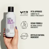 KMS Color Vitality Blonde Shampoo - шампунь для светлых волос, 300 мл — фото 8