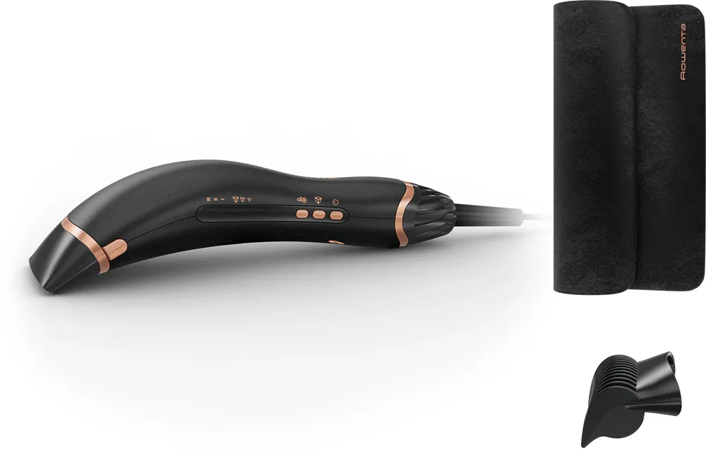 Фен для волос Rowenta Air Motion Ultimate Experience CF8C20E0 с ионизацией, бережная сушка, 1 шт