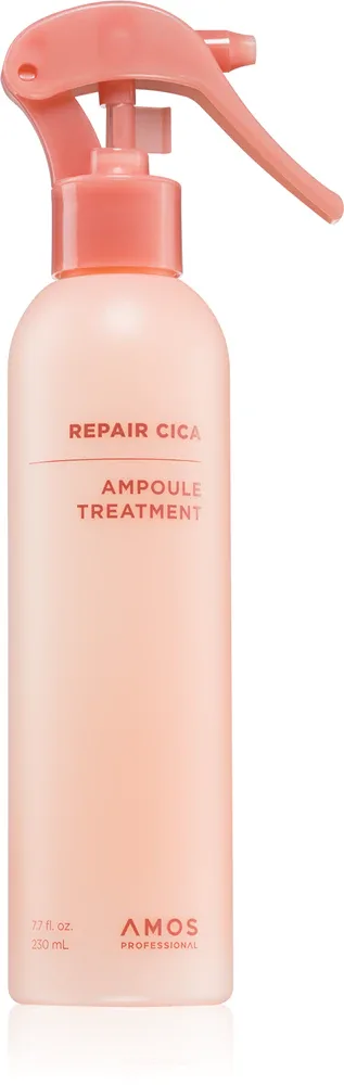 AMOS PROFESSIONAL Repair Cica Ampoule Treatment - Несмываемый кондиционер для поврежденных волос, 230 мл