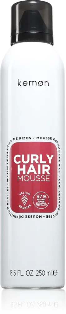 Kemon Curly Hair - Пена для укладки для кудрявых волос, 250 мл