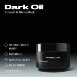 Sebastian Professional Dark Oil - Интенсивная питательная маска для придания блеска и смягчения волос — фото 2
