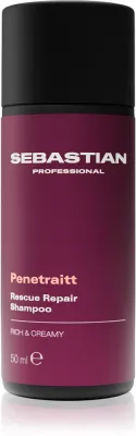 Sebastian Professional Penetraitt - шампунь для волос, поврежденных химическими процедурами, 50 мл