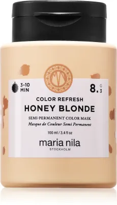 Maria Nila Colour Refresh - Окрашивающая маска Honey Blonde 8.3, 100 мл