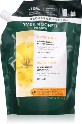 Yves Rocher Nutrition - Питательный шампунь, 600 мл