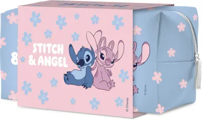 Набор детский Disney Stitch Gift Set мягкий шампунь и пена для ванн, с косметичкой