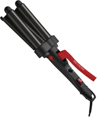Плойка для волос Revlon Beauty Wave Master Jumbo тройная, с турмалиновым покрытием, 1 шт