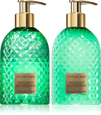 Vivian Gray Gemstone Bergamot & Lemongras - Подарочный набор для рук, 2 мл