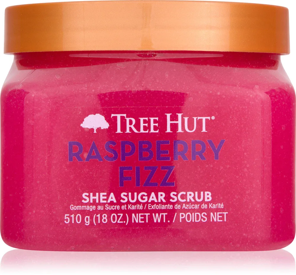 Tree Hut Shea Sugar Scrub Raspberry Fizz - Сахарный пилинг с маслом ши, 510 г