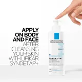 La Roche-Posay Lipikar AP+M Light Cream - Крем для тела, восполняющий липиды для сухой и атопической кожи, 400 мл — фото 7
