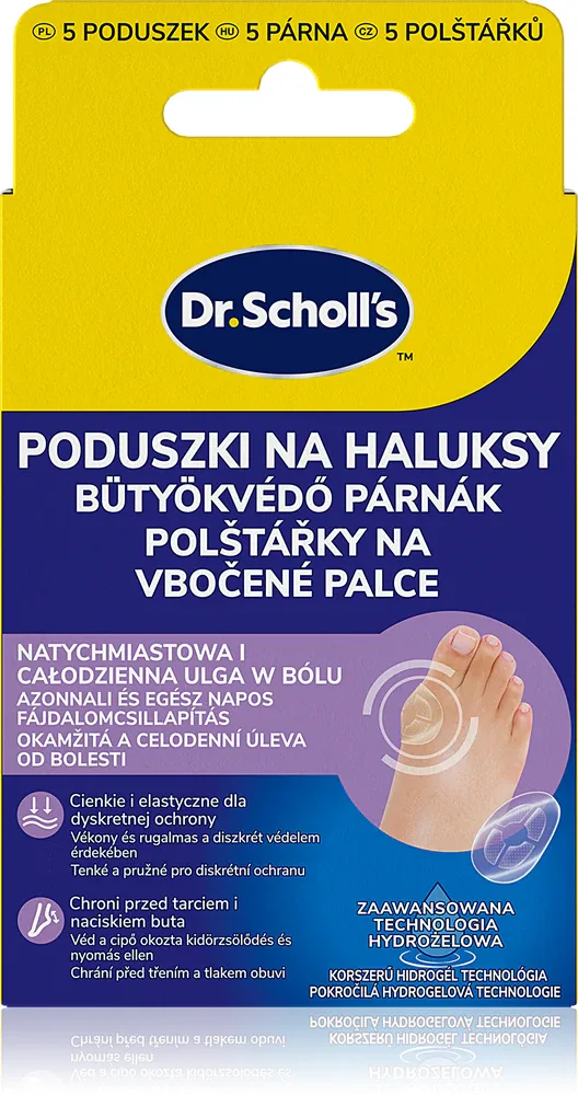 Scholl Dr. Scholl's Bunion Cushions - Защитная подушка от шишек на большом пальце, 5 шт