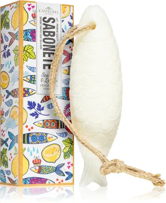 Castelbel Sardine Sea Salt & Lemon - Мыло в куске, 80 г