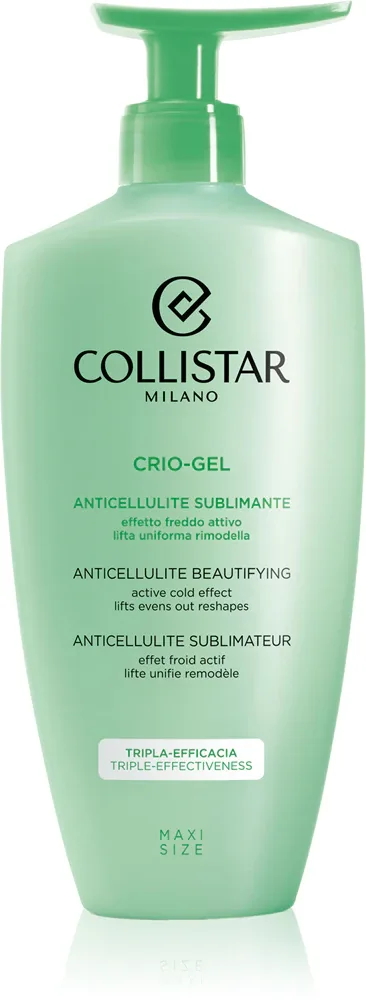 Гель для тела Collistar Cryo-Gel Anticellulite Beutifying антицеллюлитный, быстро впитывается, 400 мл