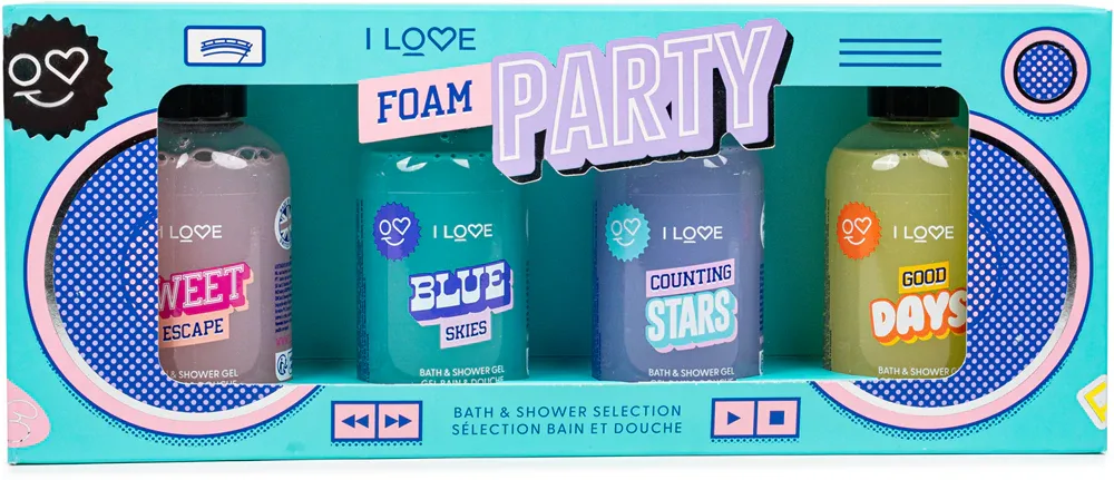 I Love Foam Party - Подарочный набор для душа