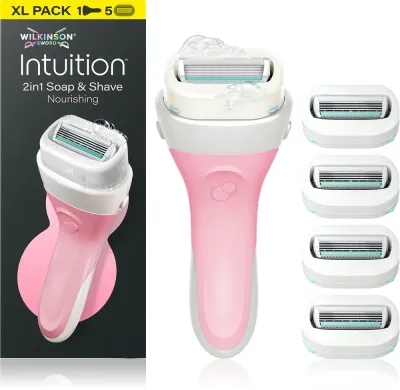 Бритва для тела Wilkinson Sword Intuition 2in1 Ultra Moisture Razor со сменной головкой, для подмышек, ног и интимной зоны