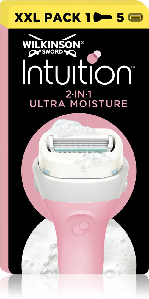 Бритва для тела Wilkinson Sword Intuition 2in1 Ultra Moisture Razor со сменной головкой, для подмышек, ног и интимной зоны