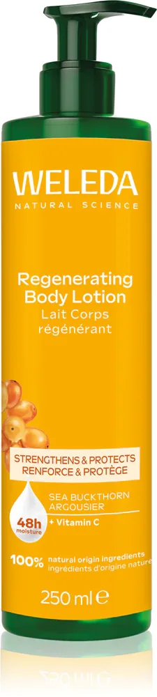 Weleda Regenerating - Регенерирующее молочко для тела с облепихой, 250 мл