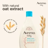 Гель для мытья тела и волос Aveeno Baby Daily Care детский, с экстрактом овса, для новорождённых, 250 мл — фото 3