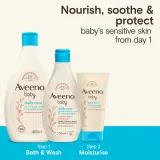 Гель для мытья тела и волос Aveeno Baby Daily Care детский, с экстрактом овса, для новорождённых, 250 мл — фото 6