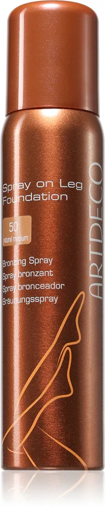 ARTDECO Spray on Leg Foundation - Спрей для автозагара для идеального вида ног, 100 мл, оттенок 50 - Natural Medium