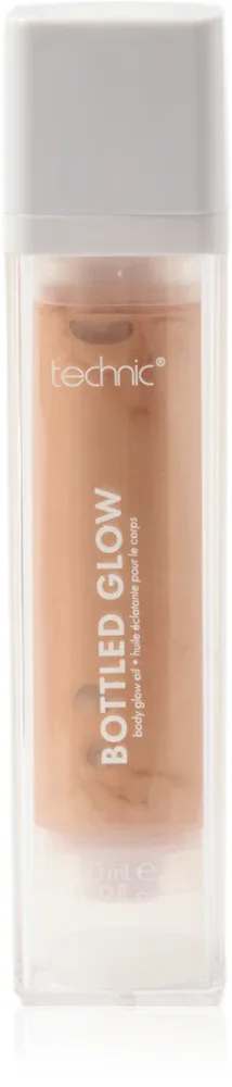 Масло для тела Technic Cosmetics Bottled Glow мерцающее, с эффектом загара, 50 мл, оттенок Sunset Bronze