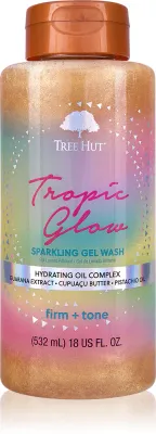 Tree Hut Tropic Glow Foaming Gel Wash - в контексте того, что это гель для душа: увлажняющий гель для душа, обеспечивающий блестящий блеск, 532 мл
