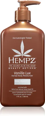 Молочко для тела HEMPZ Vanilla Lux увлажняющее, с ванильным ароматом, 500 мл