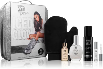Dripping Gold Iced Glow - Подарочный набор для тела и лица, 5 шт