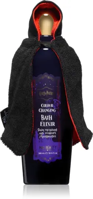 Пена для ванны Mad Beauty Harry Potter Colour Changing Bath Elixir меняющая цвет, с мочалкой, 300 мл